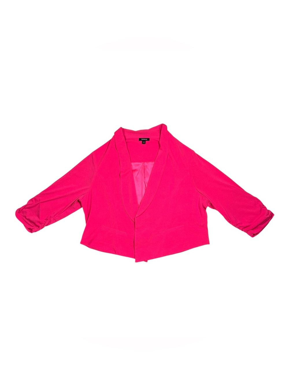 Torrid Hot Pink Ruched Blazer